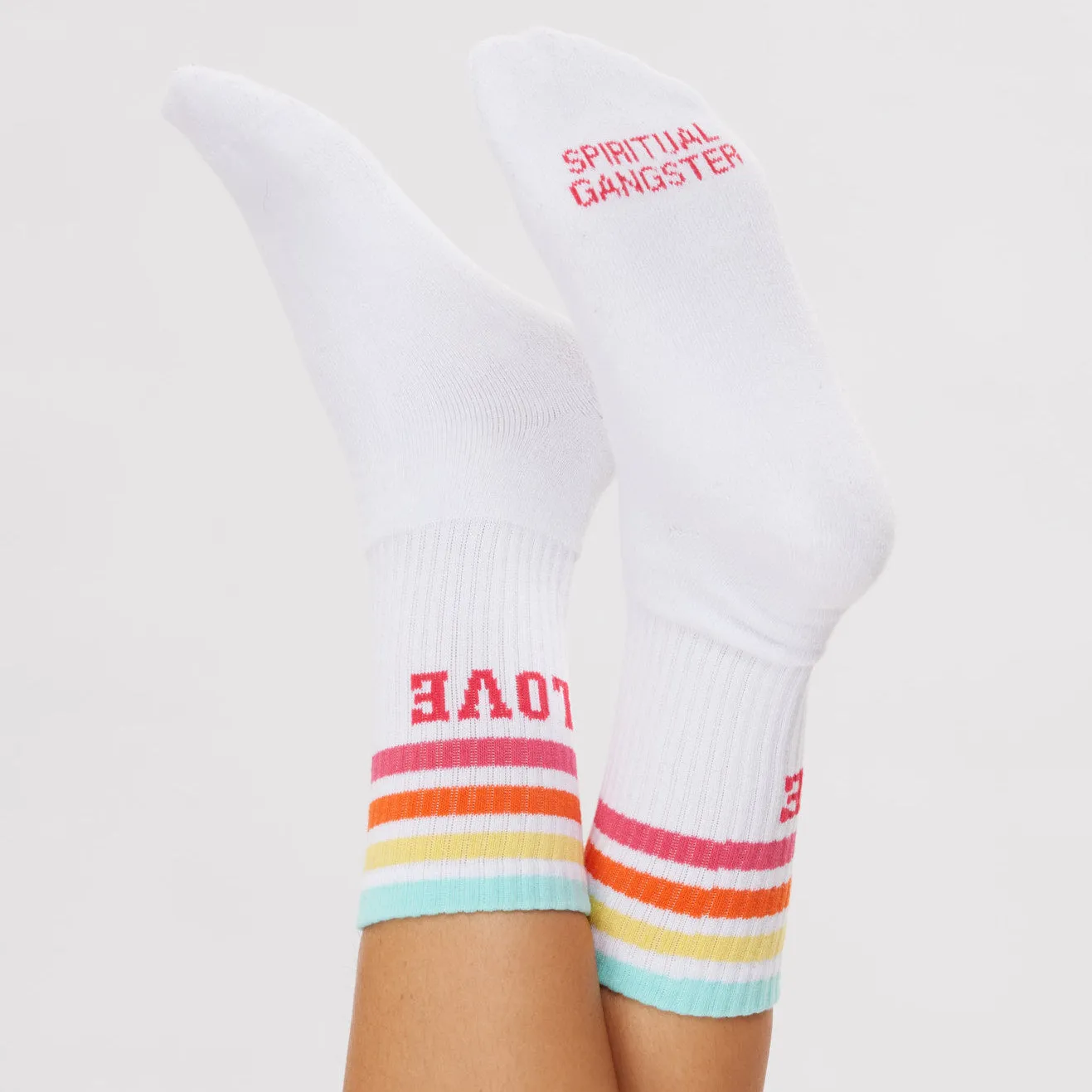 Love Crew Sock - Stone (No Grip)