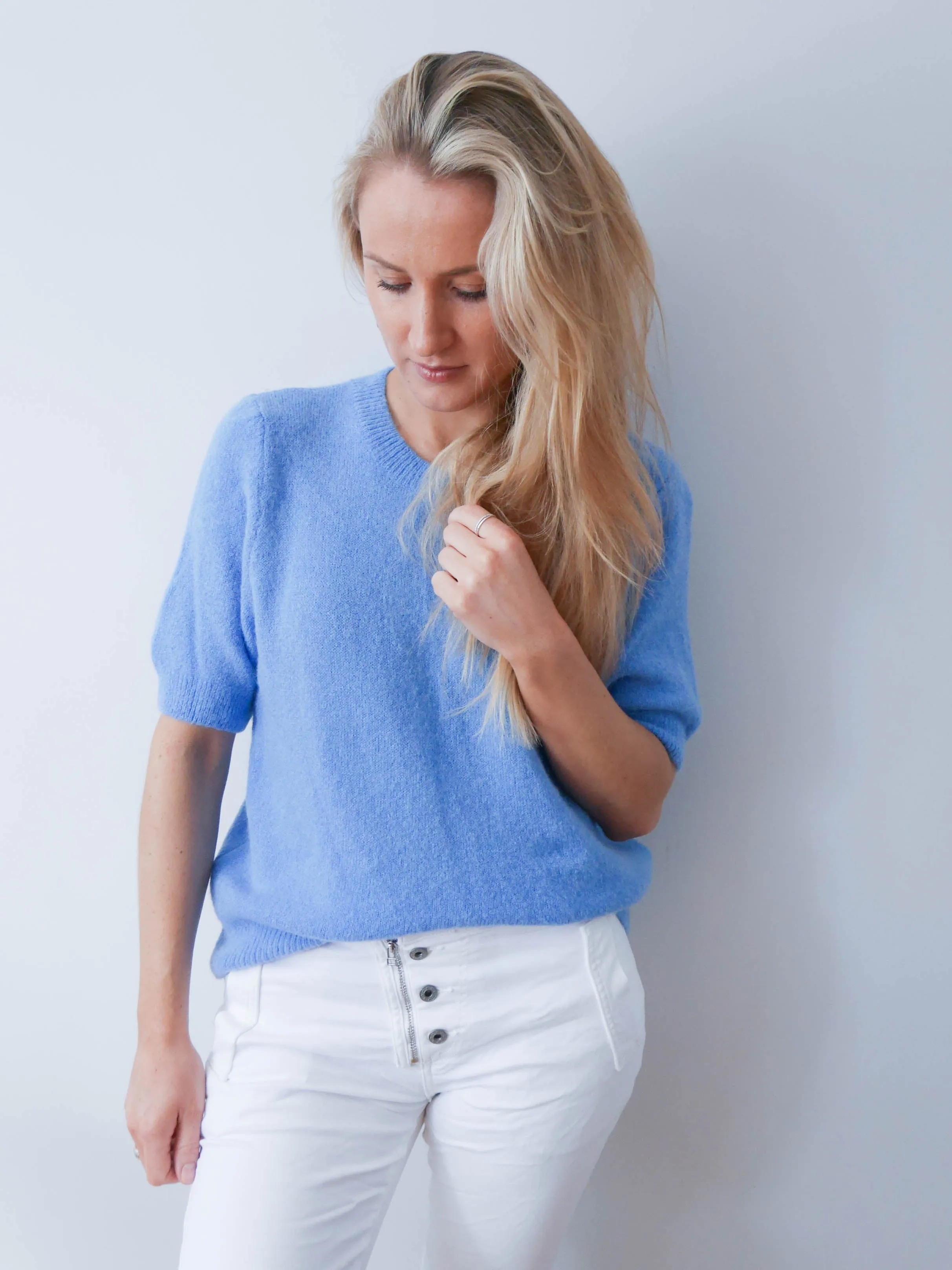 Lucy Knit Cornflower Blue