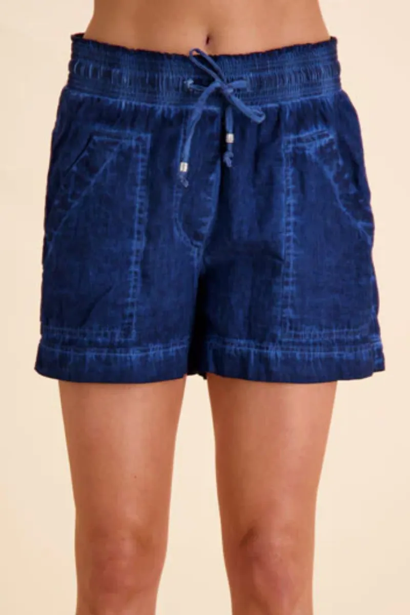 Lula Life Cotton Beach Short Navy