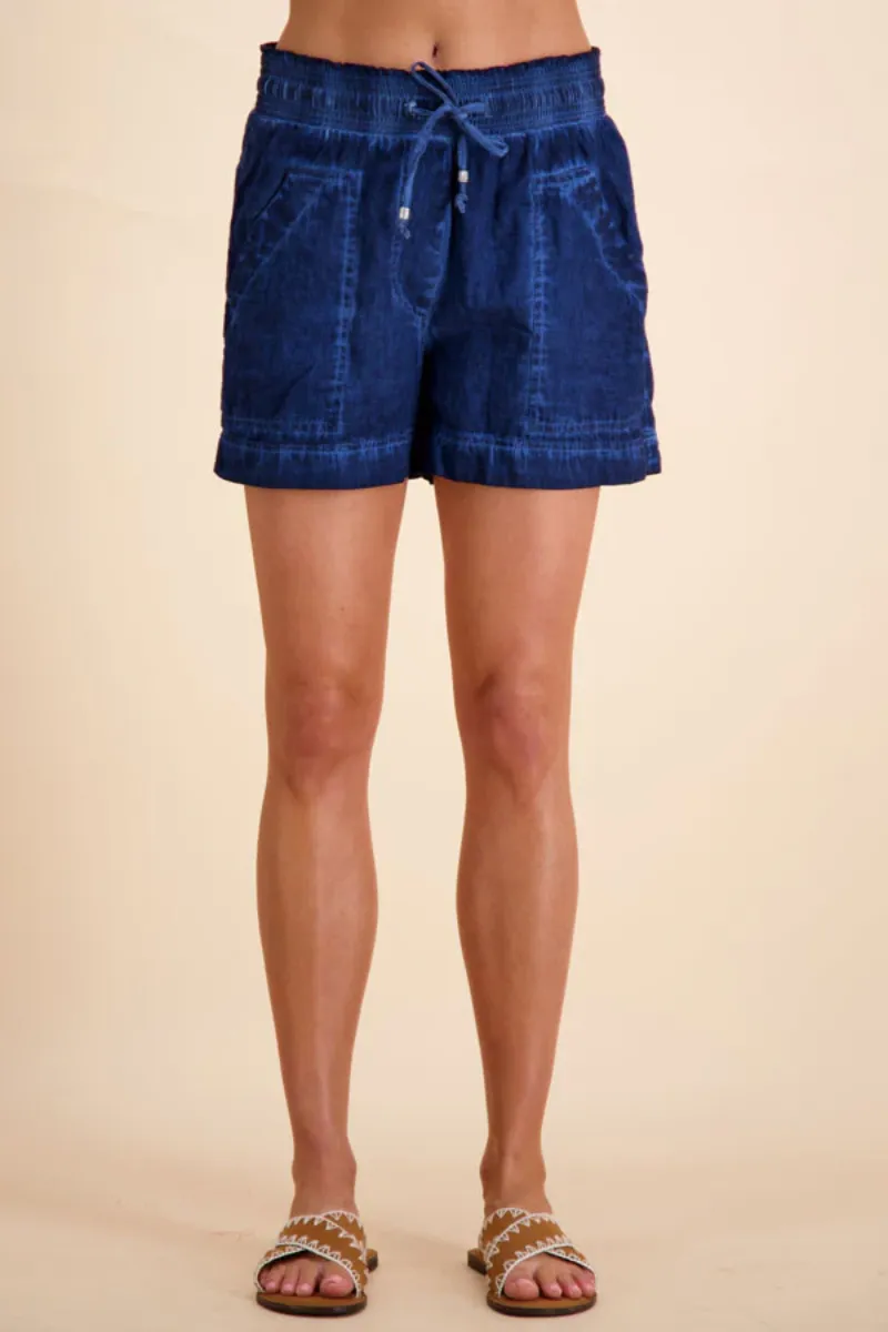 Lula Life Cotton Beach Short Navy