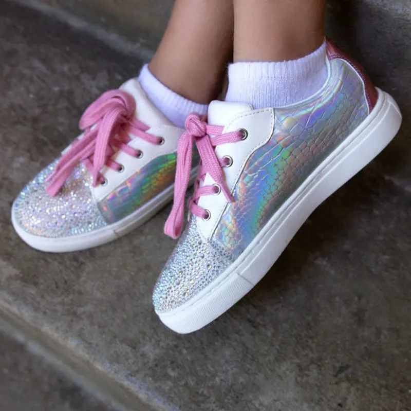 Miss Harper Sneaker in Iridescent - Kids