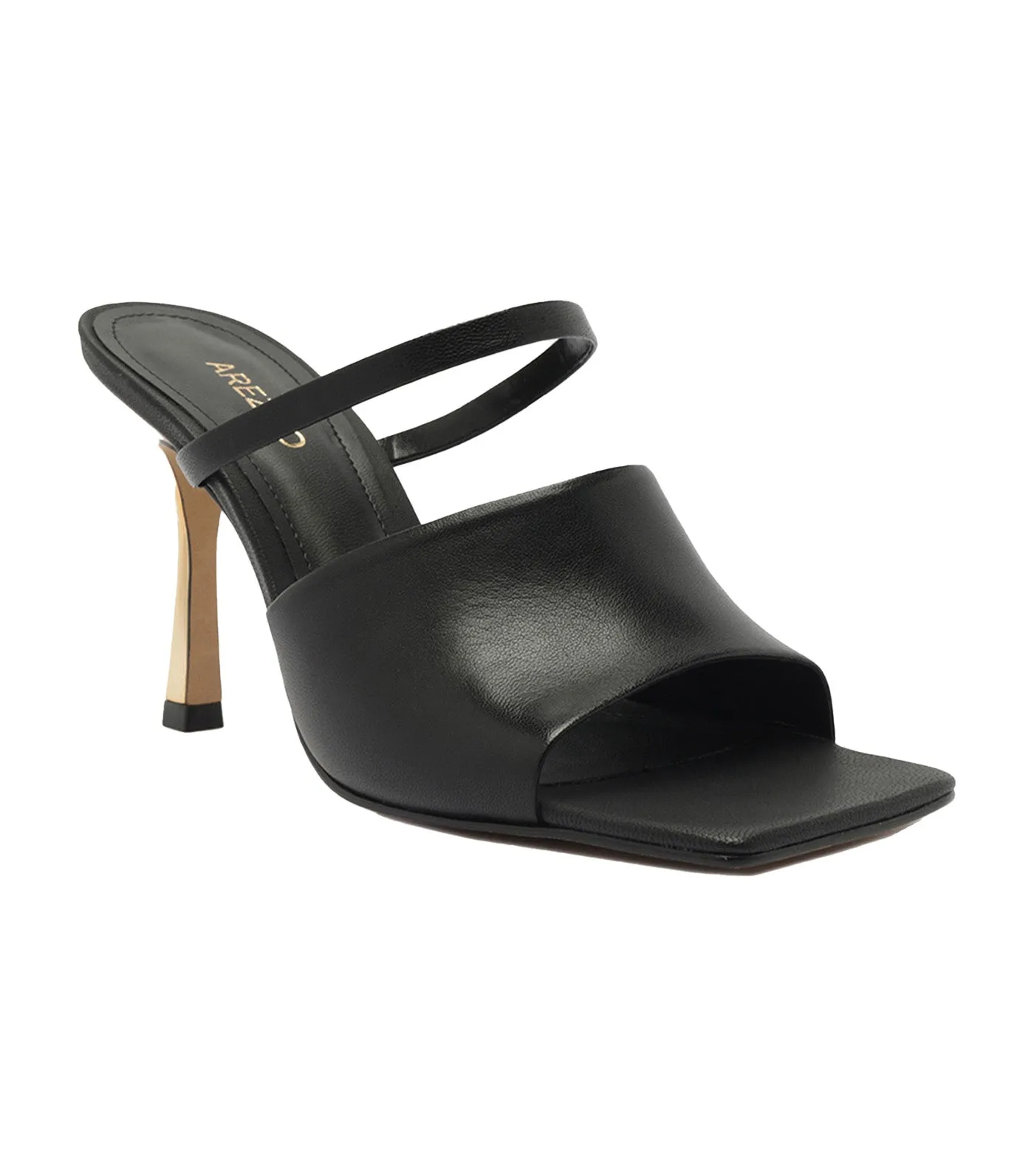 Mule Thin Heels Black