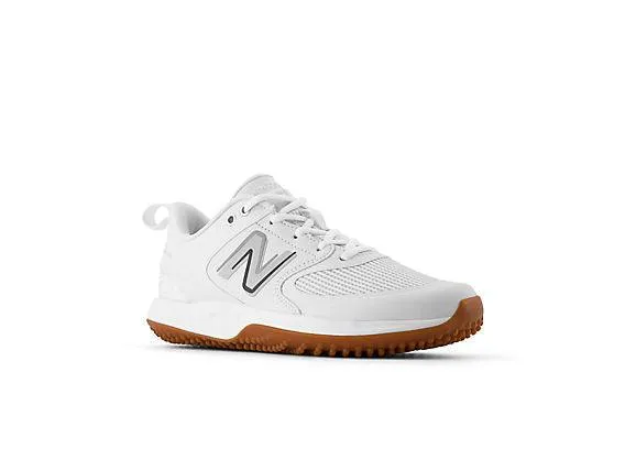 New Balance Women's VELO v3 Turf Softball Shoes - White - STVELOW3