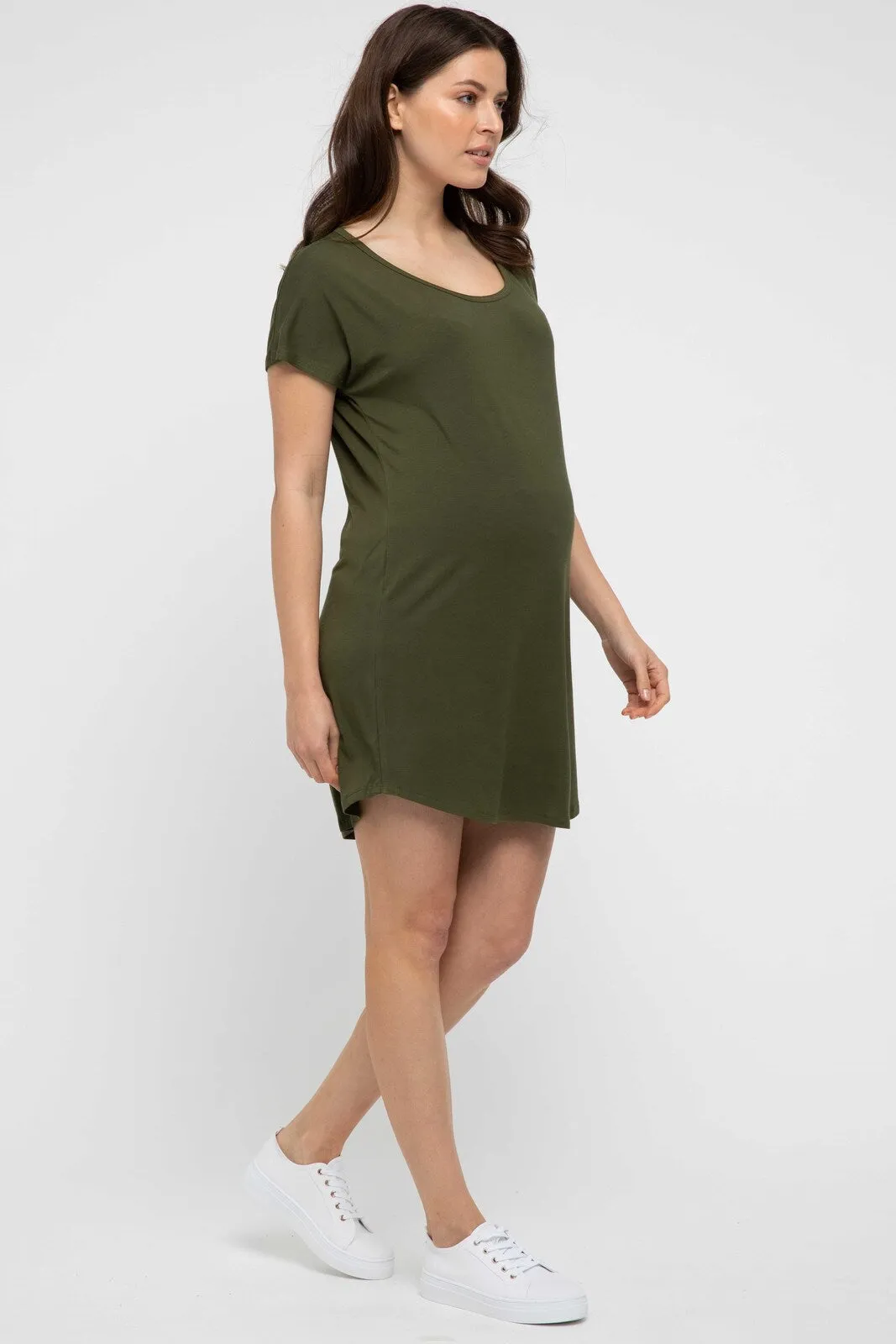 Niah Dress - Dark Olive