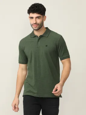 Olive Birdeye Pique Polo T-shirt