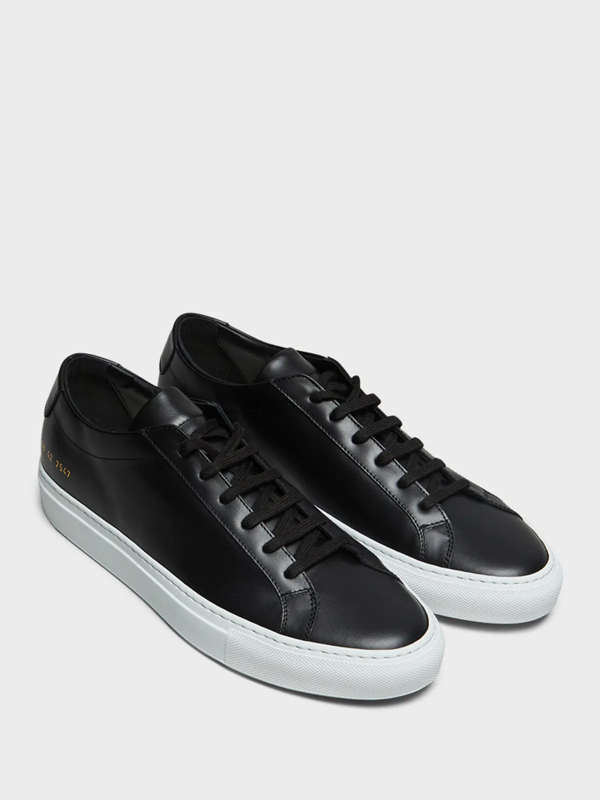 Original Achilles Low White Sole Sneakers in Black