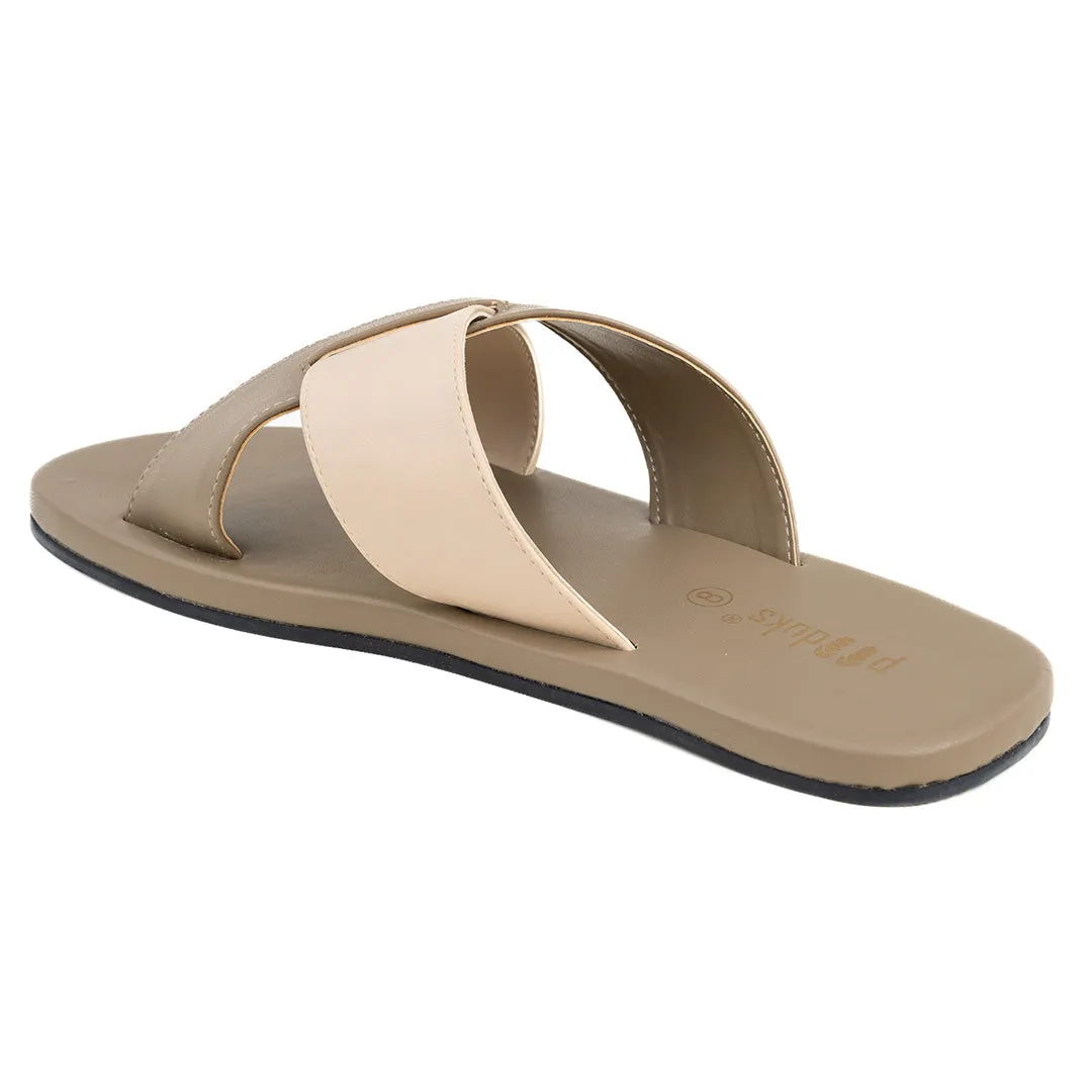 Paaduks Ben Crossover Vegan Leather Slides for Men