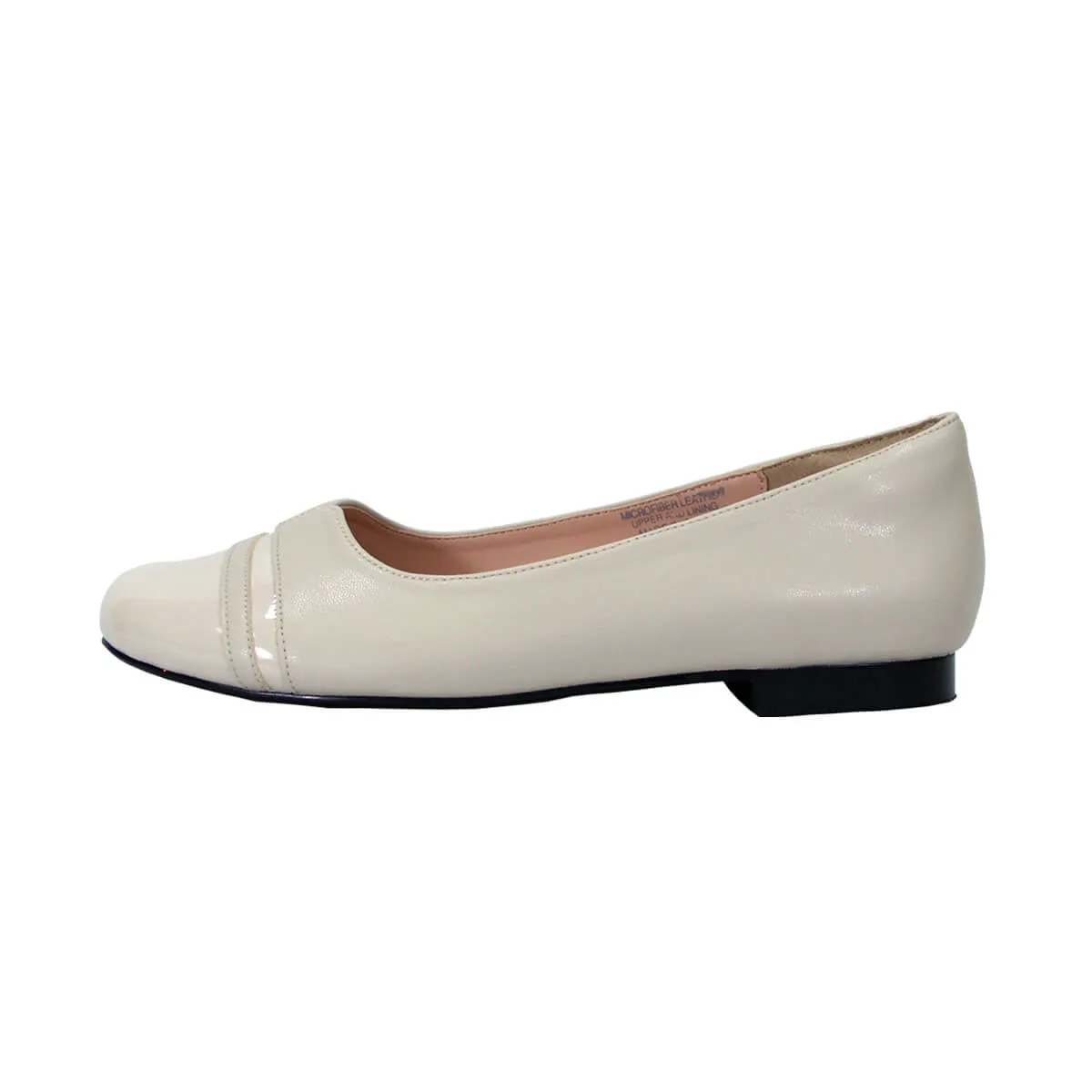 PEERAGE Marina Women's Wide Width Casual Dress Leather Flats