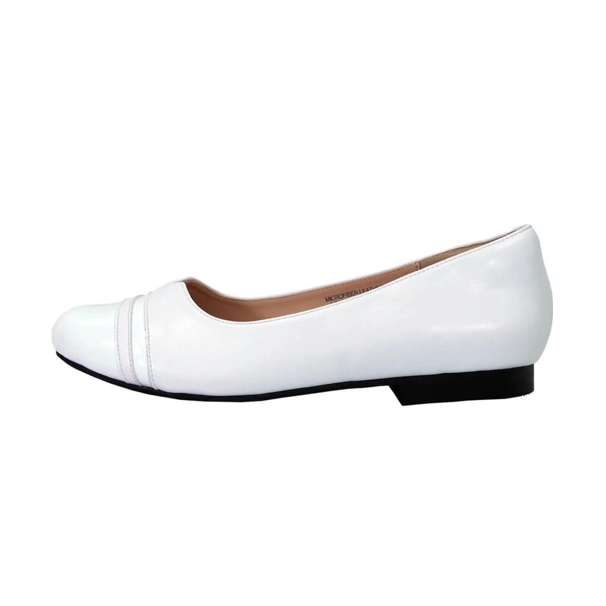 PEERAGE Marina Women's Wide Width Casual Dress Leather Flats