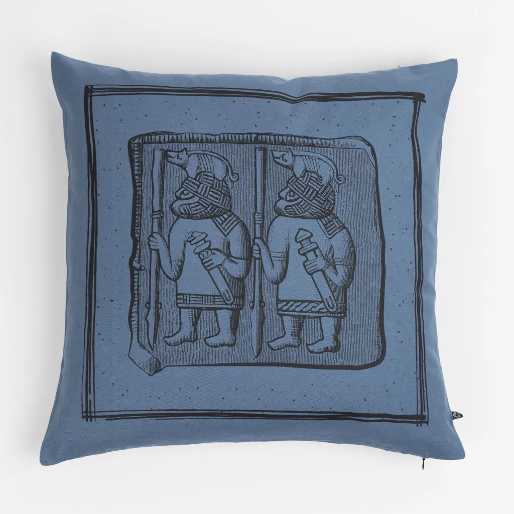 Pillow Cover 3, Torslunda Collection, Blue