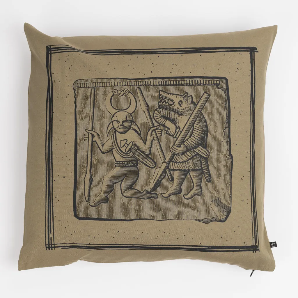 Pillow Cover 4, Torslunda Collection, Green