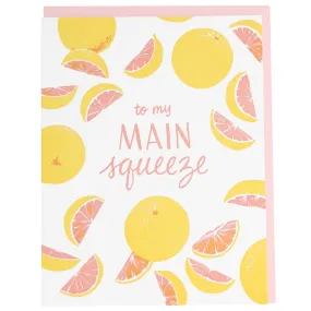 Pink Grapefruit Love Card