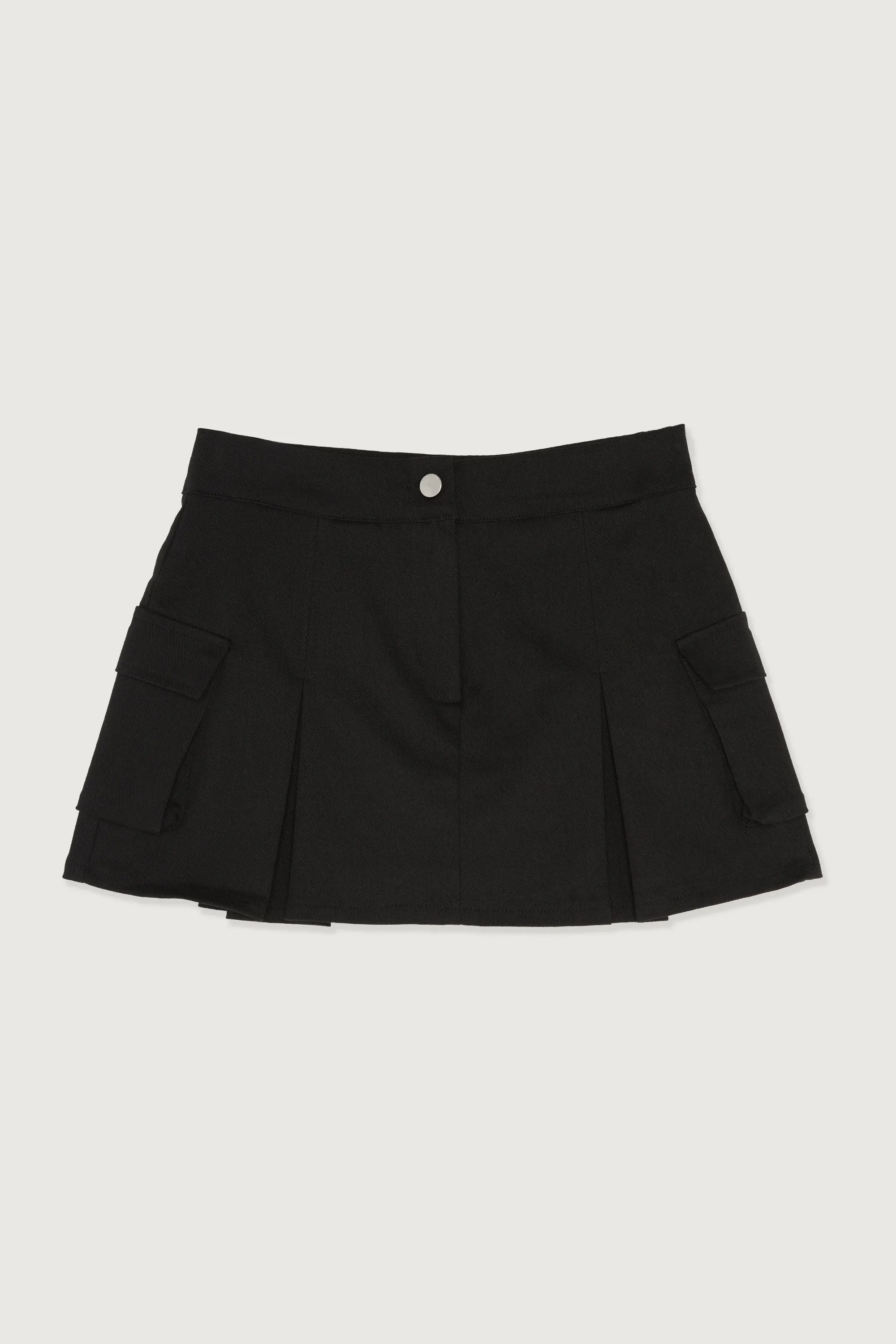 PLEATED CARGO MINI SKIRT