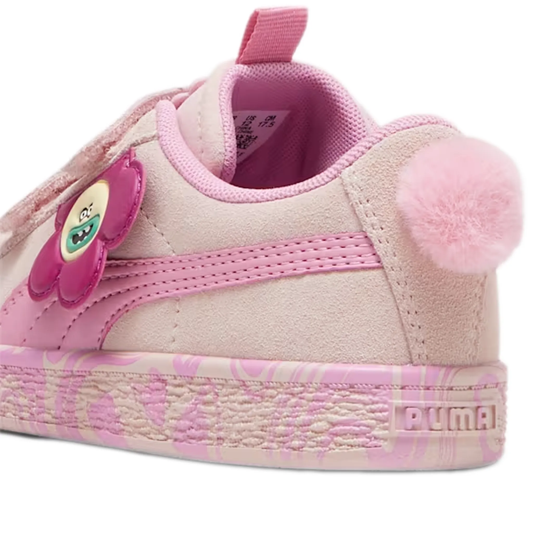 Pre School Puma X Trolls Suede Classic - Mauve Mist/ Mauved Out