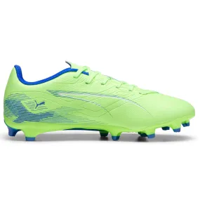 Puma Ultra 5 Play FG/AG Football Boots - Adult - Fizzy Apple/White/Blue