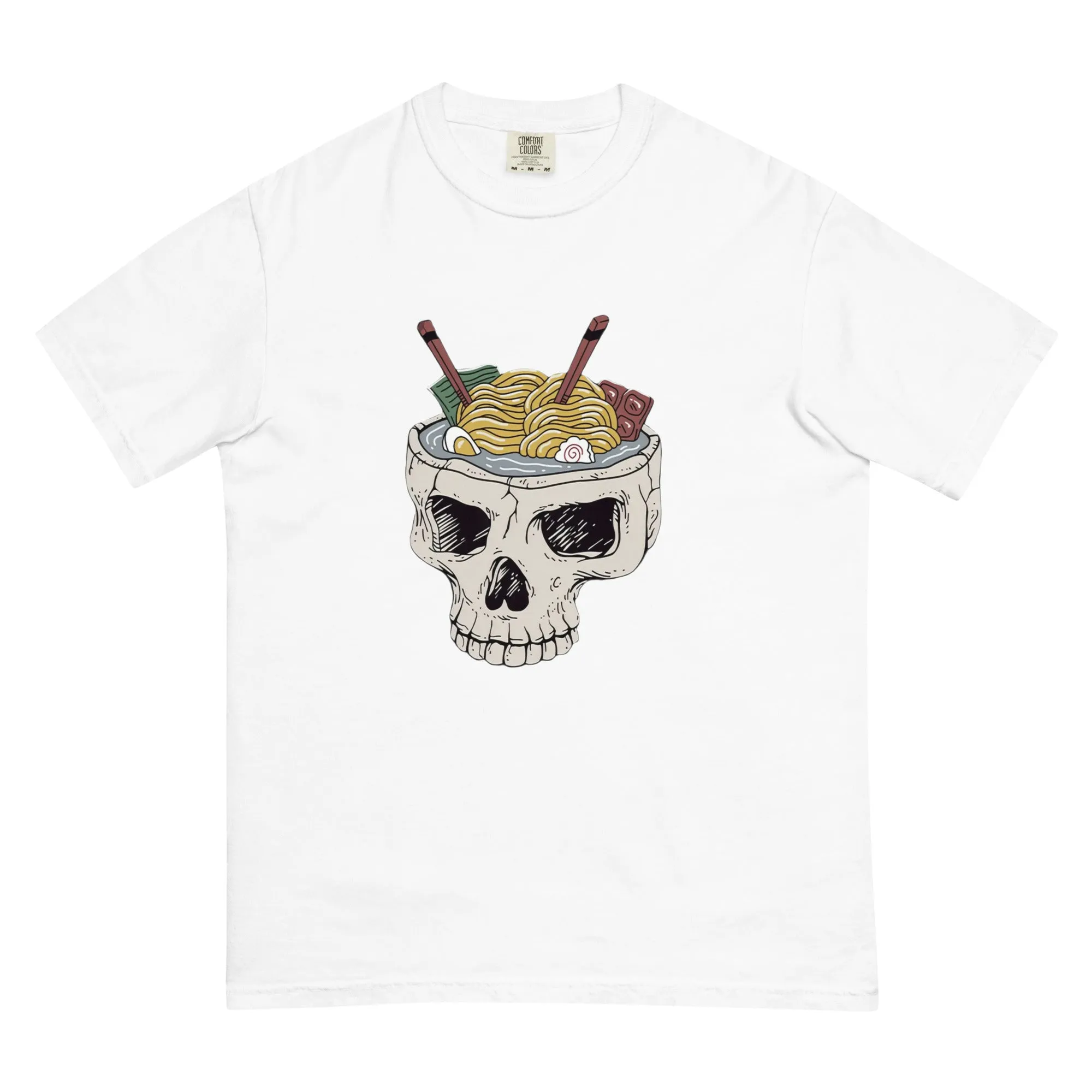 Ramen Noodle Skull Bowl garment-dyed heavyweight t-shirt