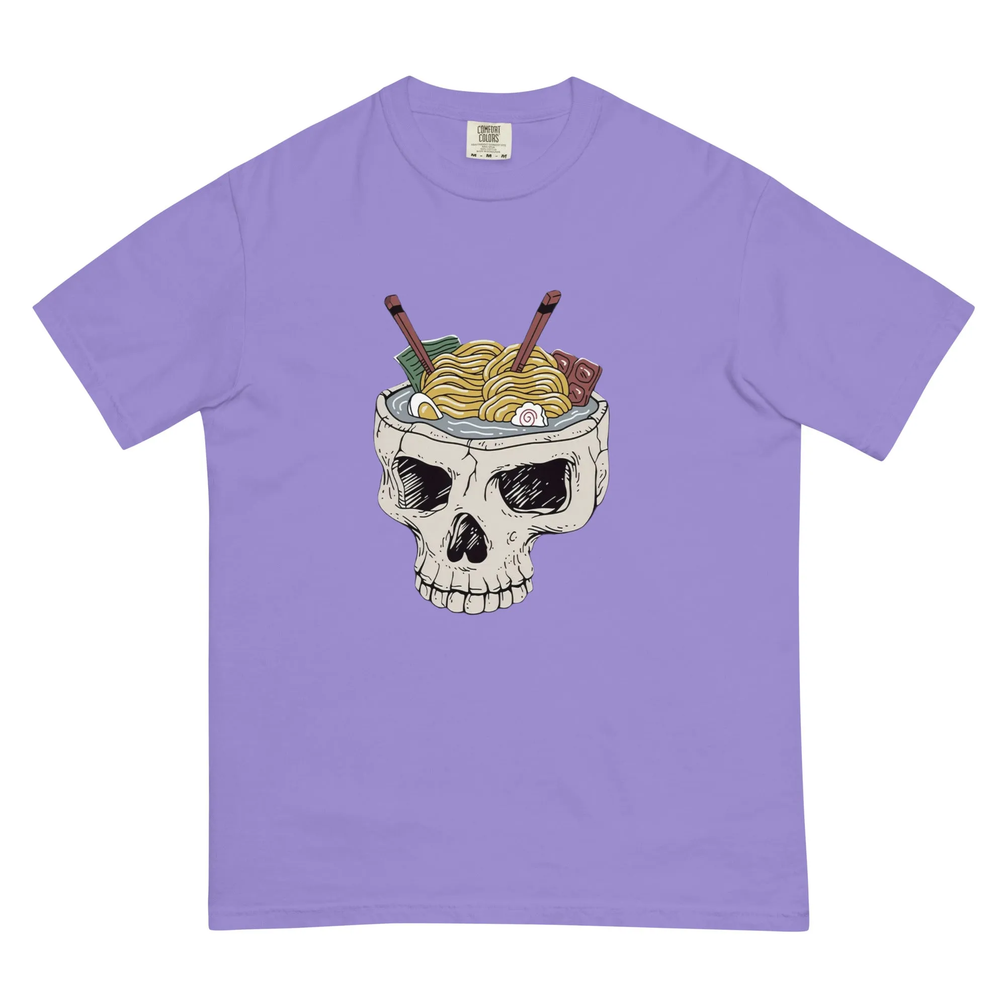 Ramen Noodle Skull Bowl garment-dyed heavyweight t-shirt