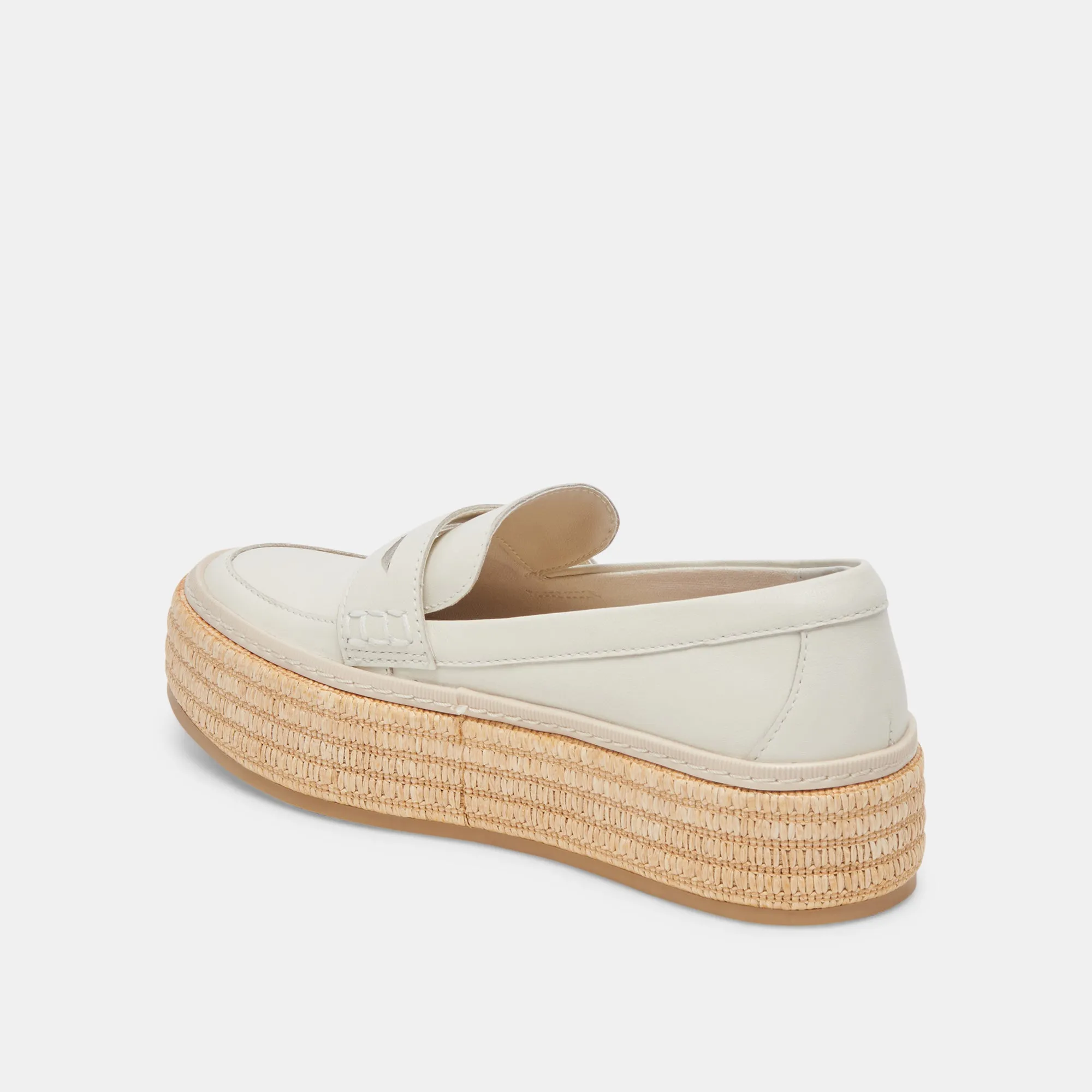 RANNA LOAFERS IVORY LEATHER