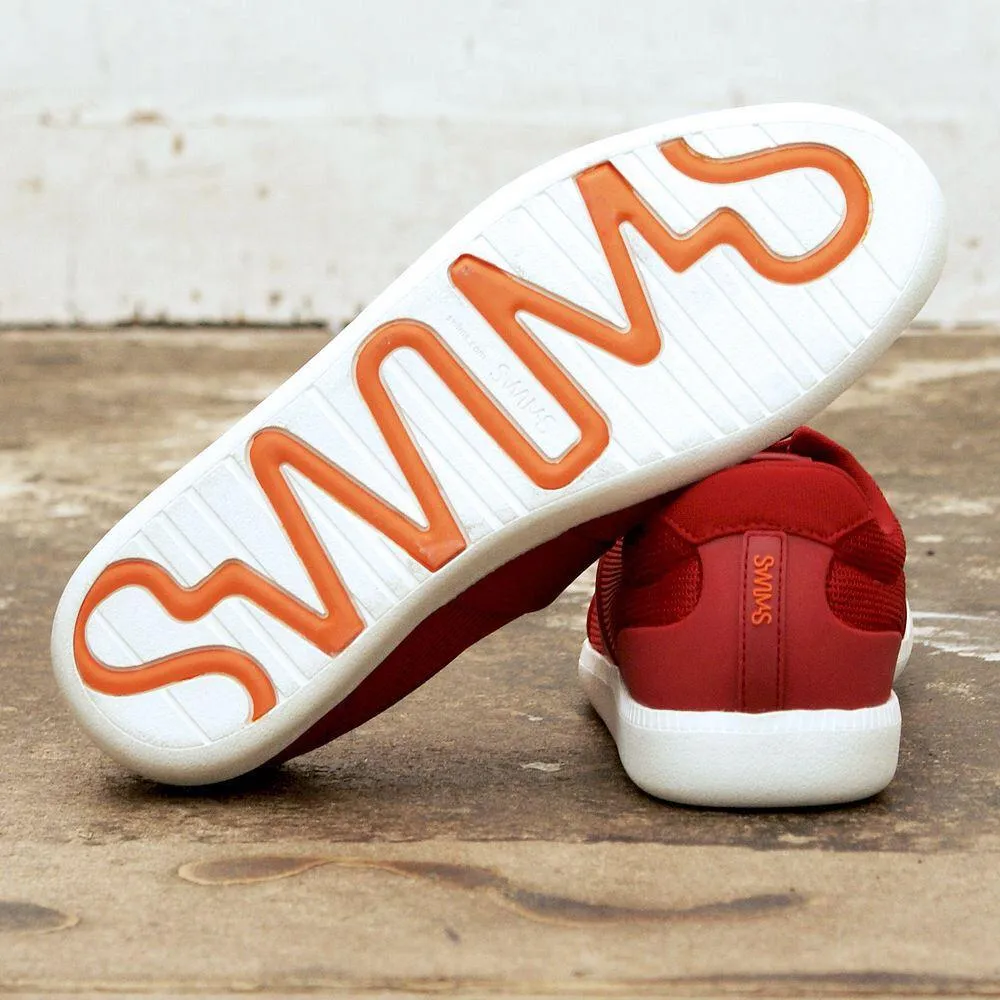 Red & White Luca Mesh Low Trainers Sneakers