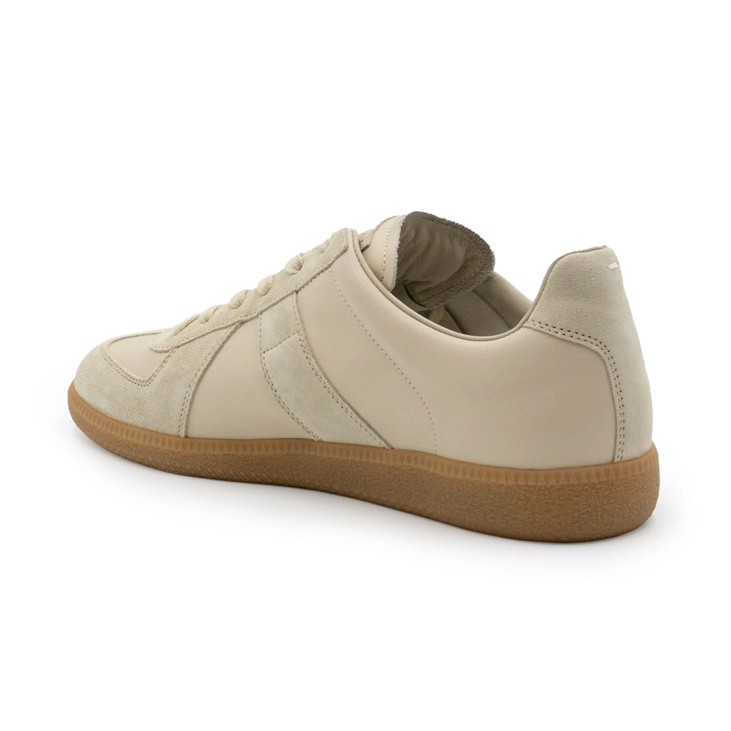 Replica Leather Sneaker Beige