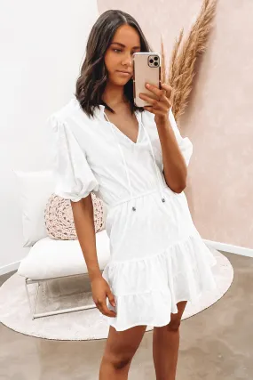 Rhea Mini Dress White