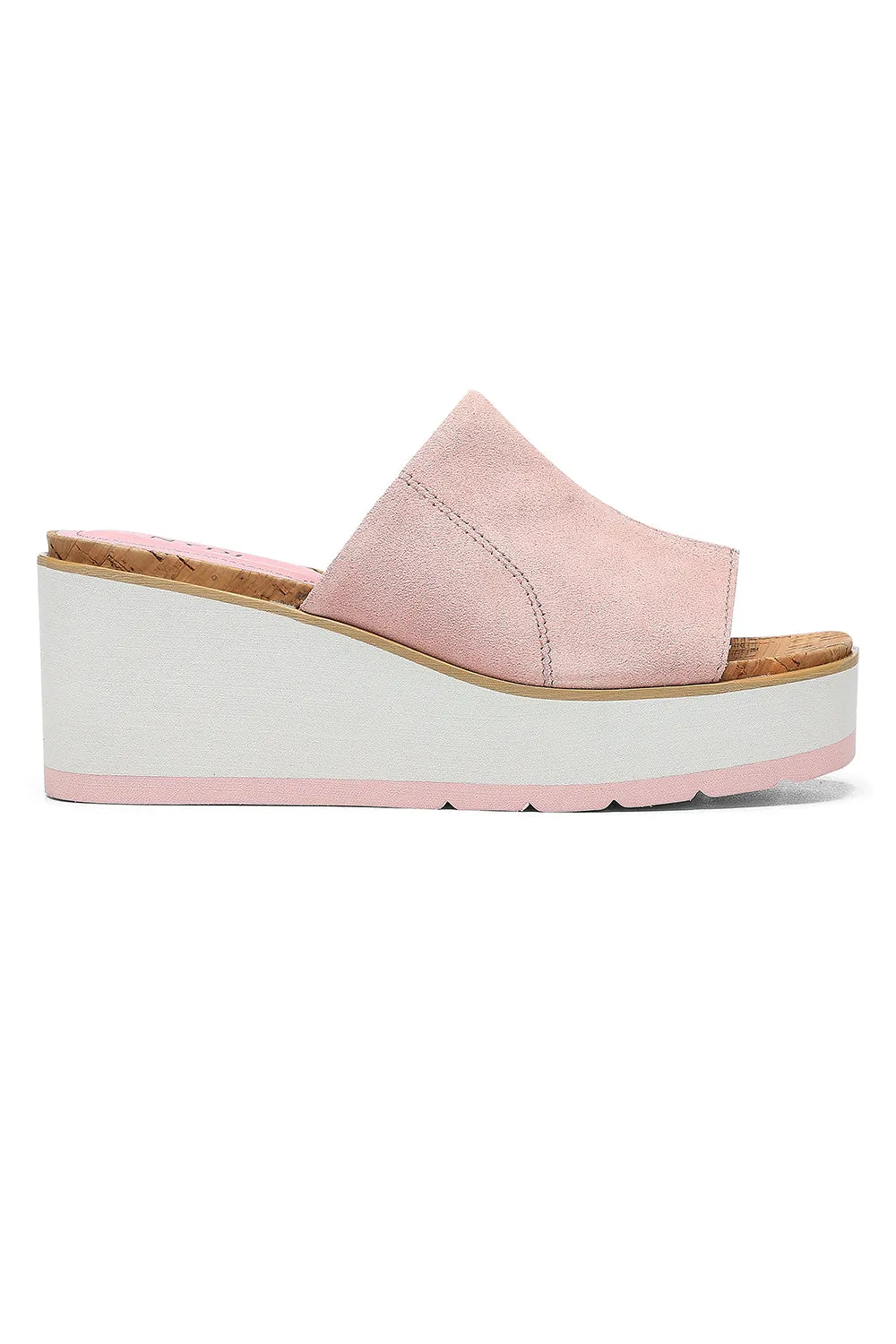 Rysa Wedge Sandals - Rose