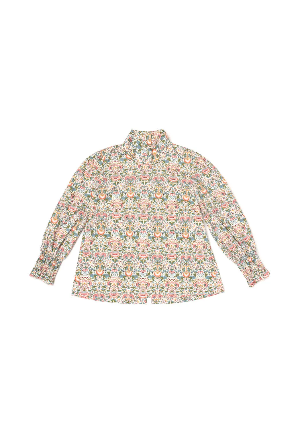 SAMPLE - Long Sleeve Mod Top - Fan Floral