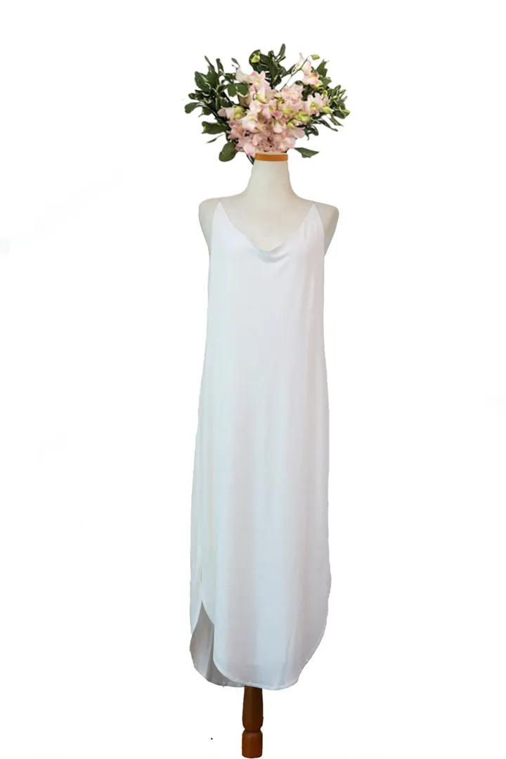 Schiffer Draped Bamboo Maxi Dress