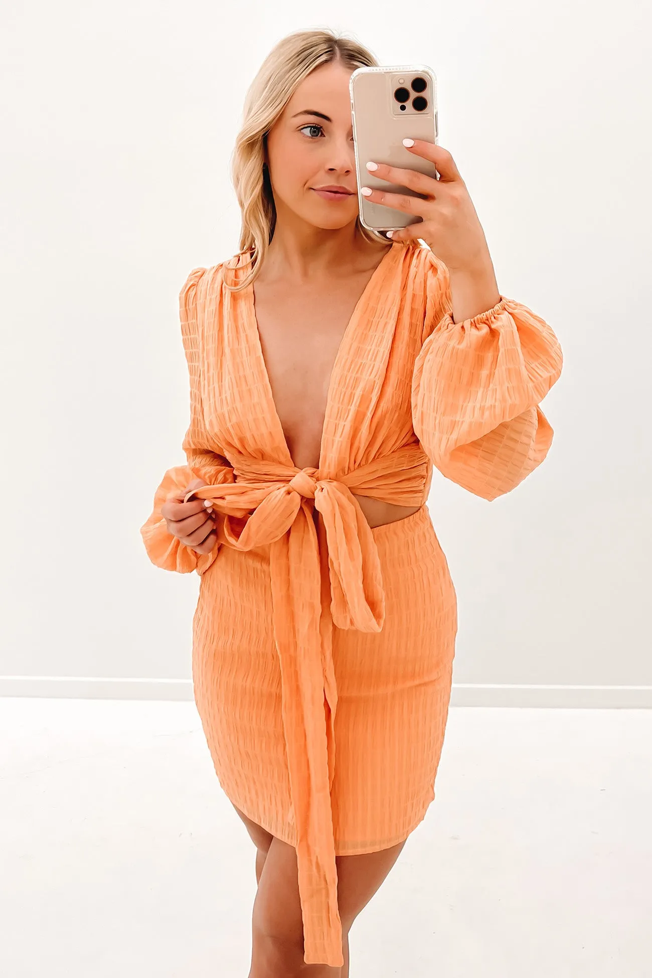 Sharna Mini Dress Orange