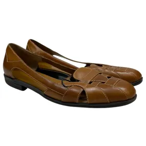 Shoes Flats By Pesaro In Brown, Size: 9