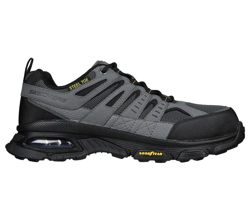 Skechers Work Skech-Air Envoy Steel Toe Arcket Gray Black Men's