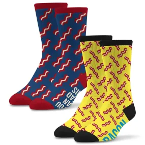 Socktastic 2PK Bacon Socks