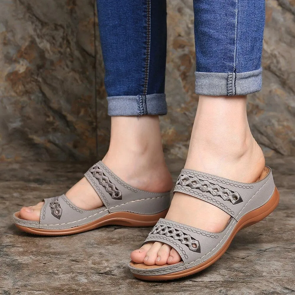 Soft-soled casual wedge non-slip platform sandals