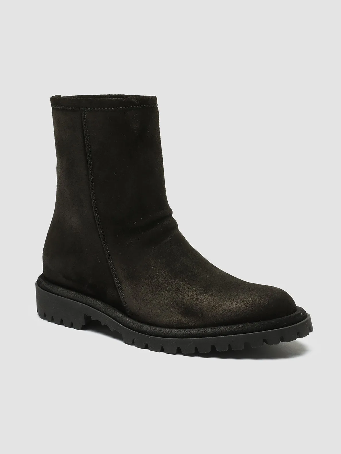 SPECTACULAR W 111 - Black Suede Zip Boots