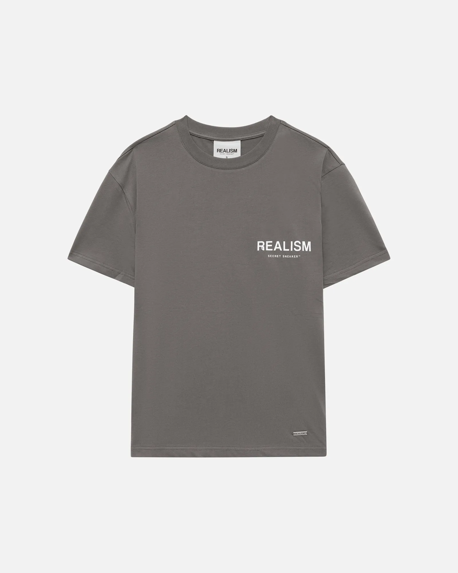 SSS REALISM BACK LOGO TEE COOL GREY