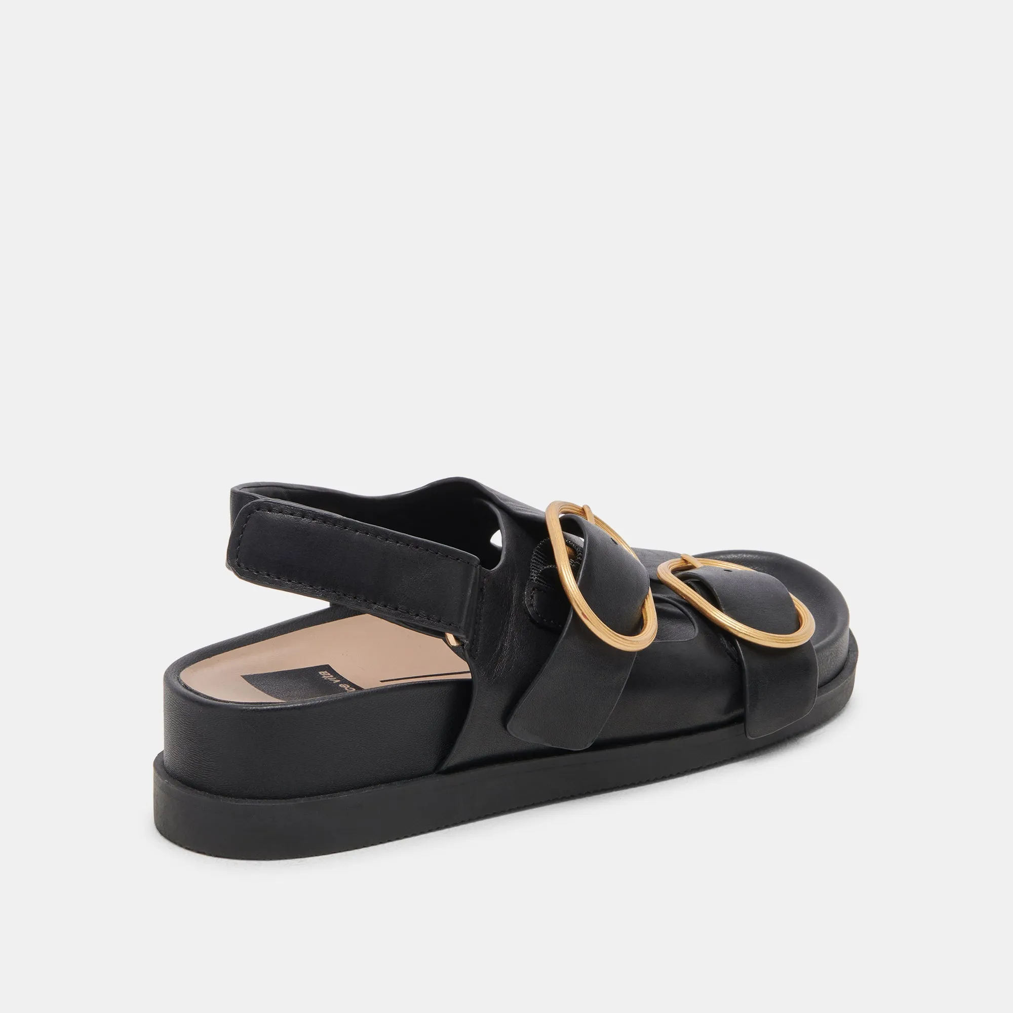 STARLA SANDALS BLACK LEATHER