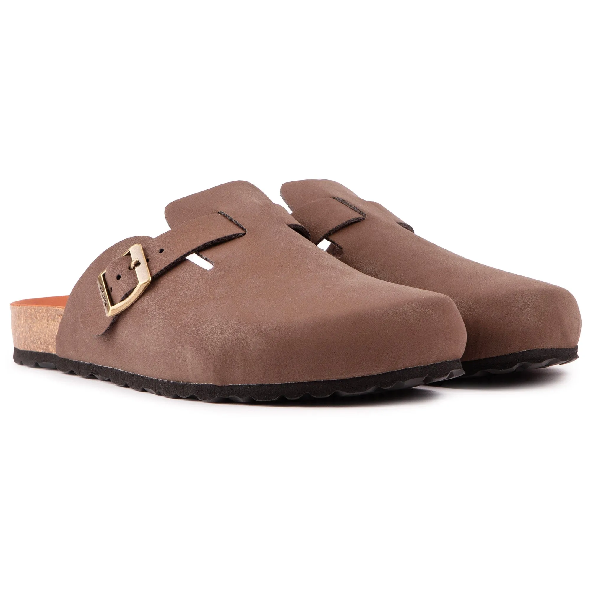 Taro Men's Footbed Vegan Sandals | Brown