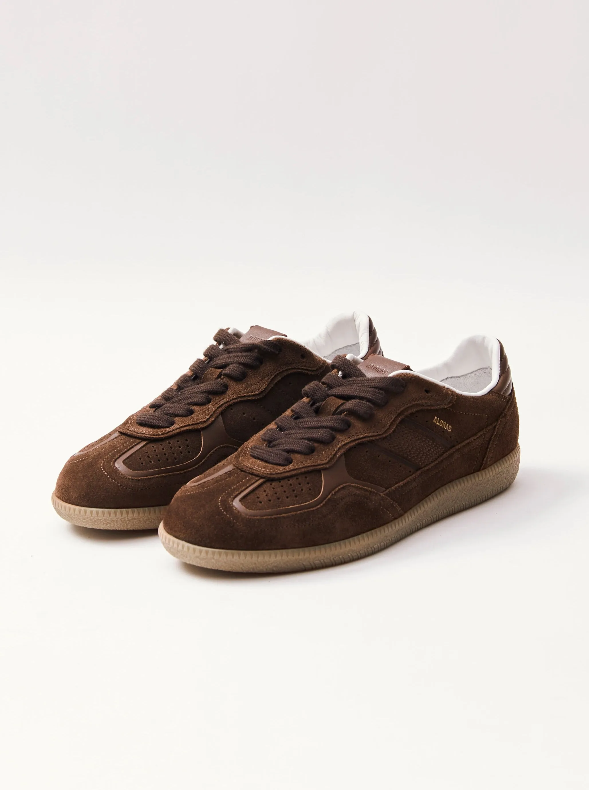 Tb.490 Rife Chocolate Brown Leather Sneakers