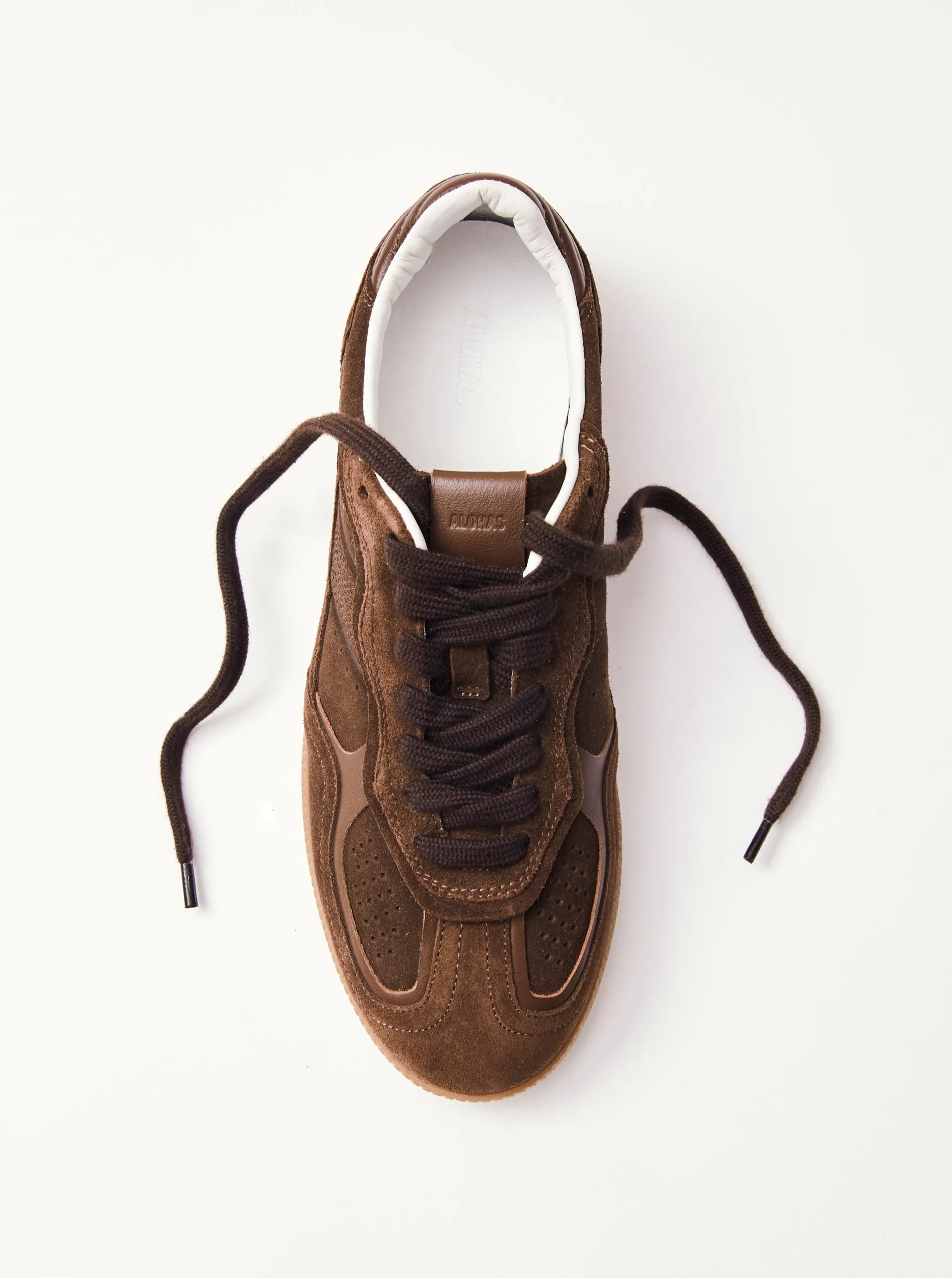 Tb.490 Rife Chocolate Brown Leather Sneakers