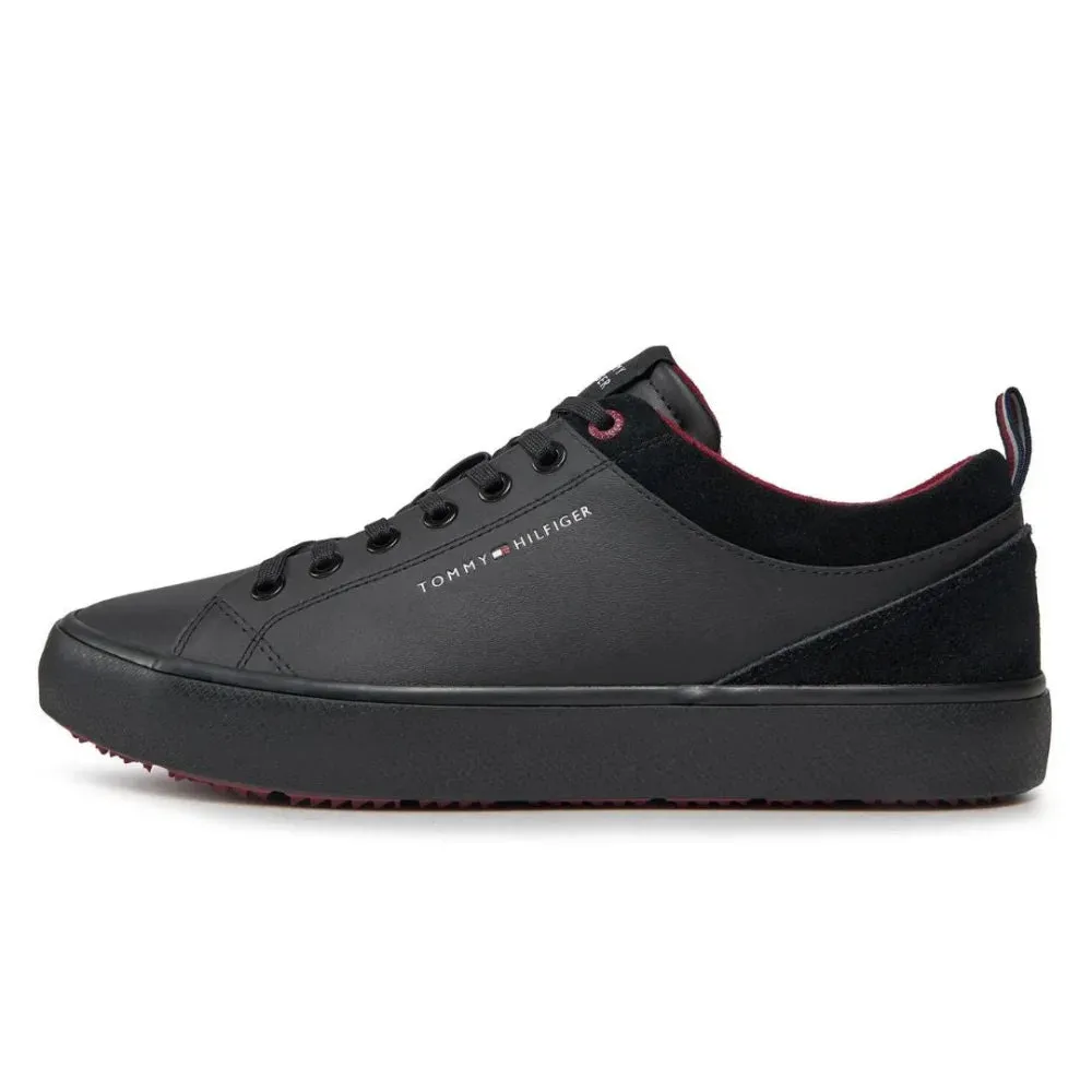 Tommy Hilfiger TH Hi VULC Cleat Low LTH Mix Men FM0FM04884-BLK