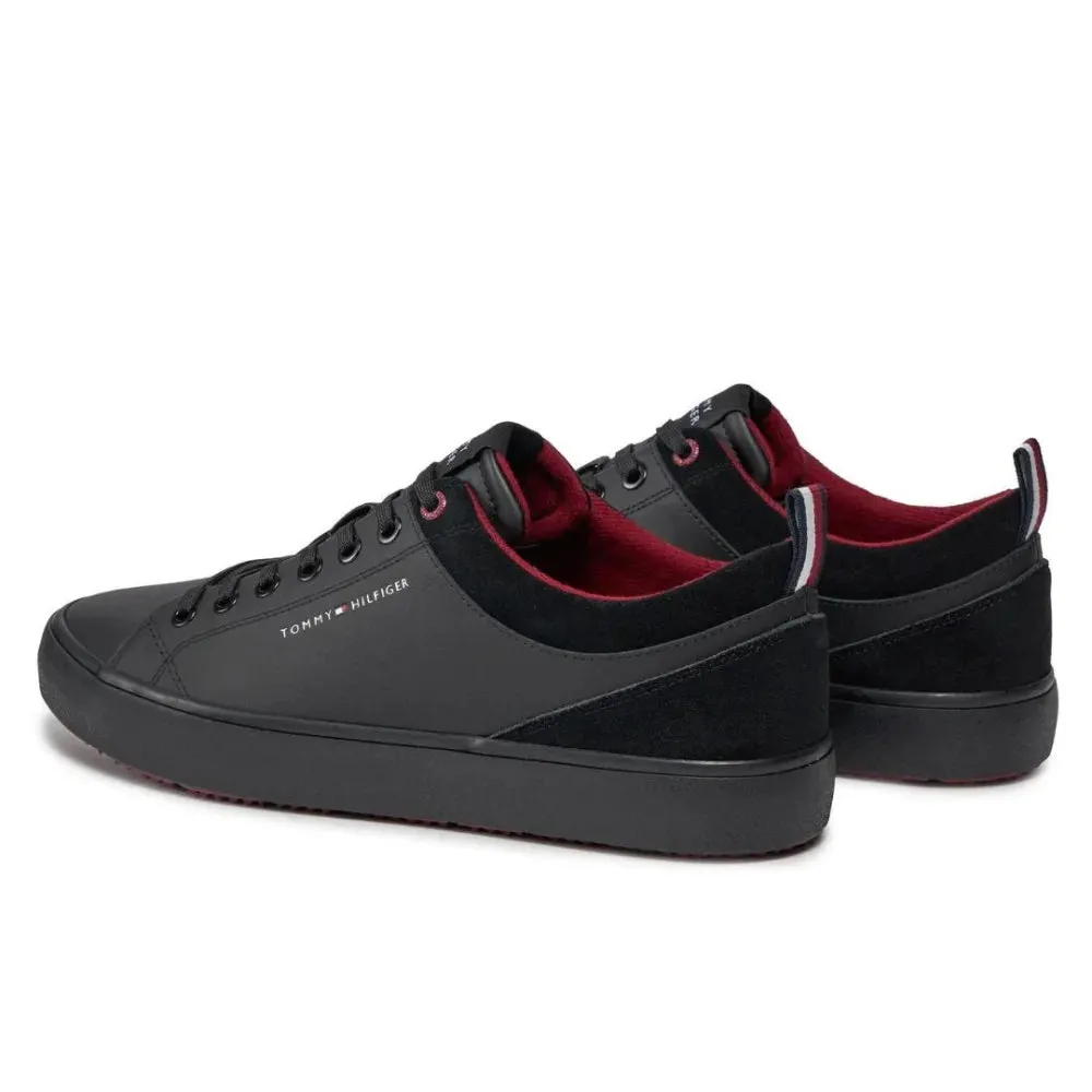 Tommy Hilfiger TH Hi VULC Cleat Low LTH Mix Men FM0FM04884-BLK