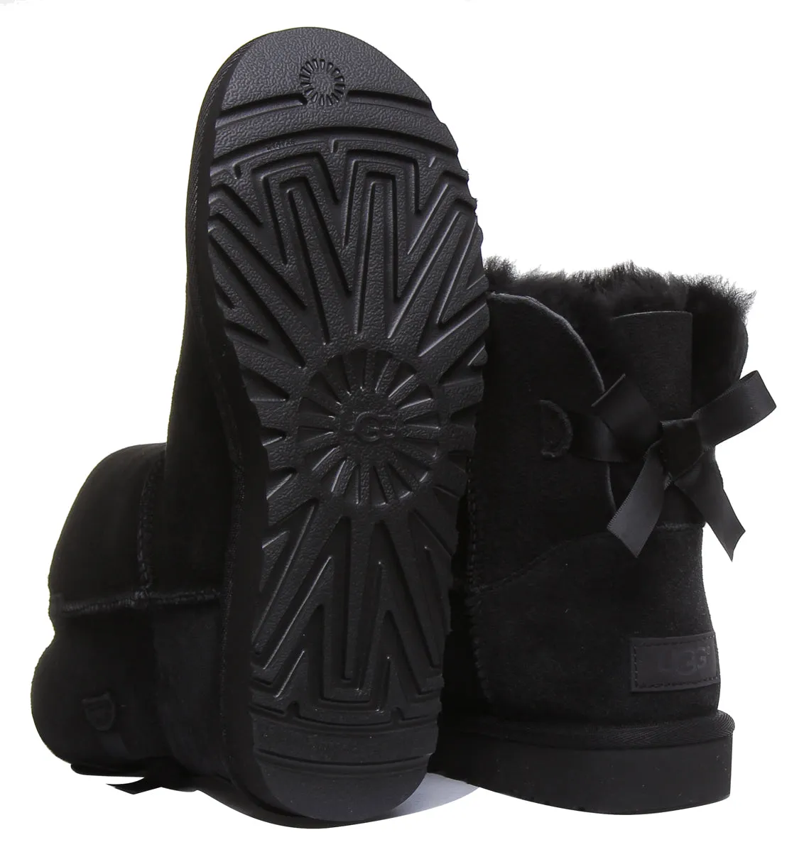 Ugg Australia Mini Bail Bow 2 In Black