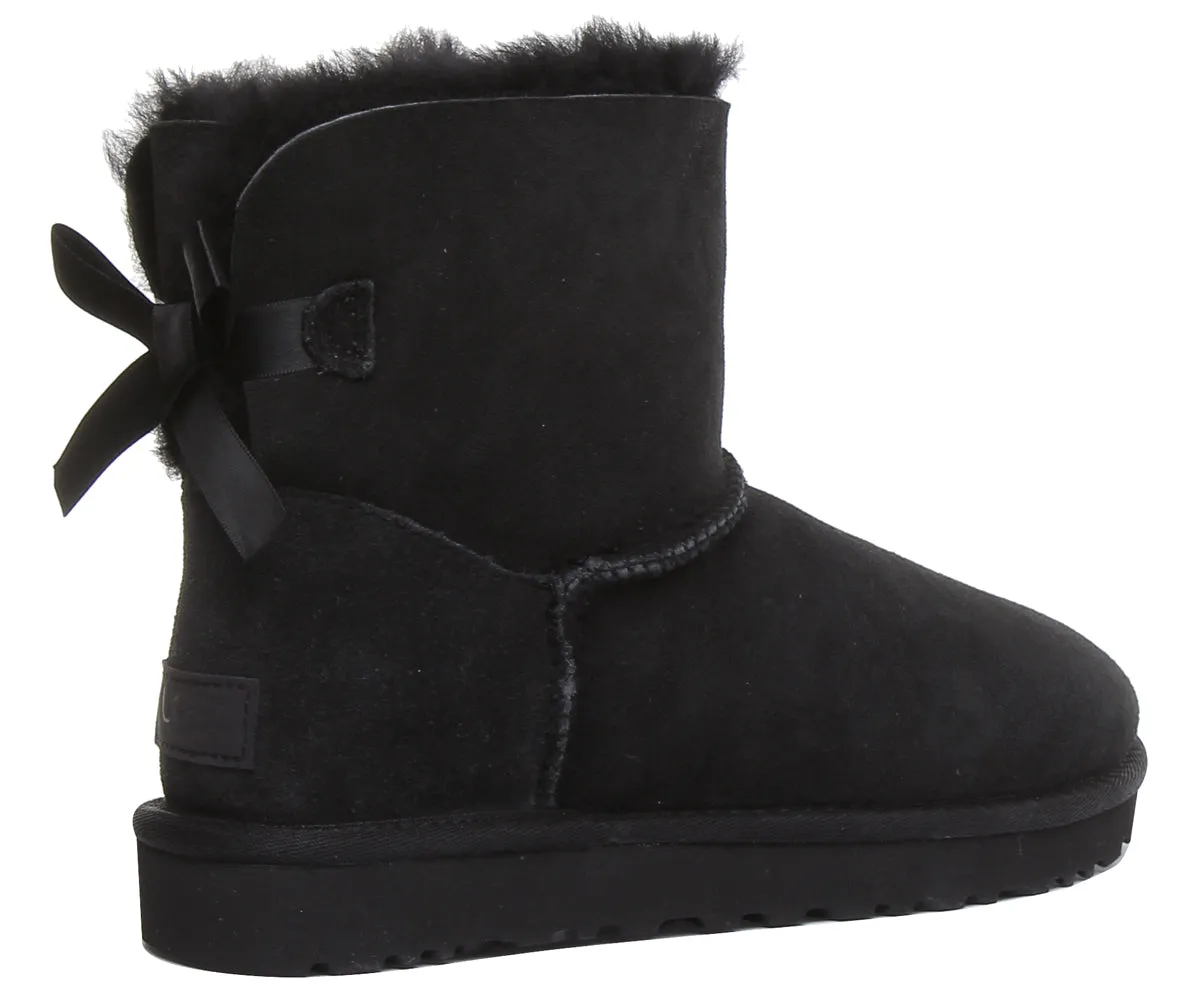 Ugg Australia Mini Bail Bow 2 In Black