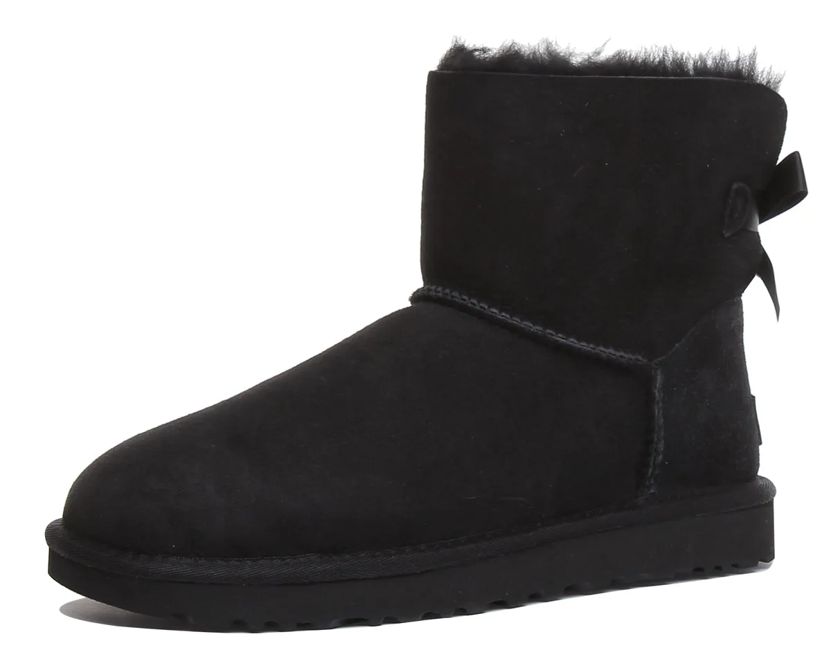 Ugg Australia Mini Bail Bow 2 In Black