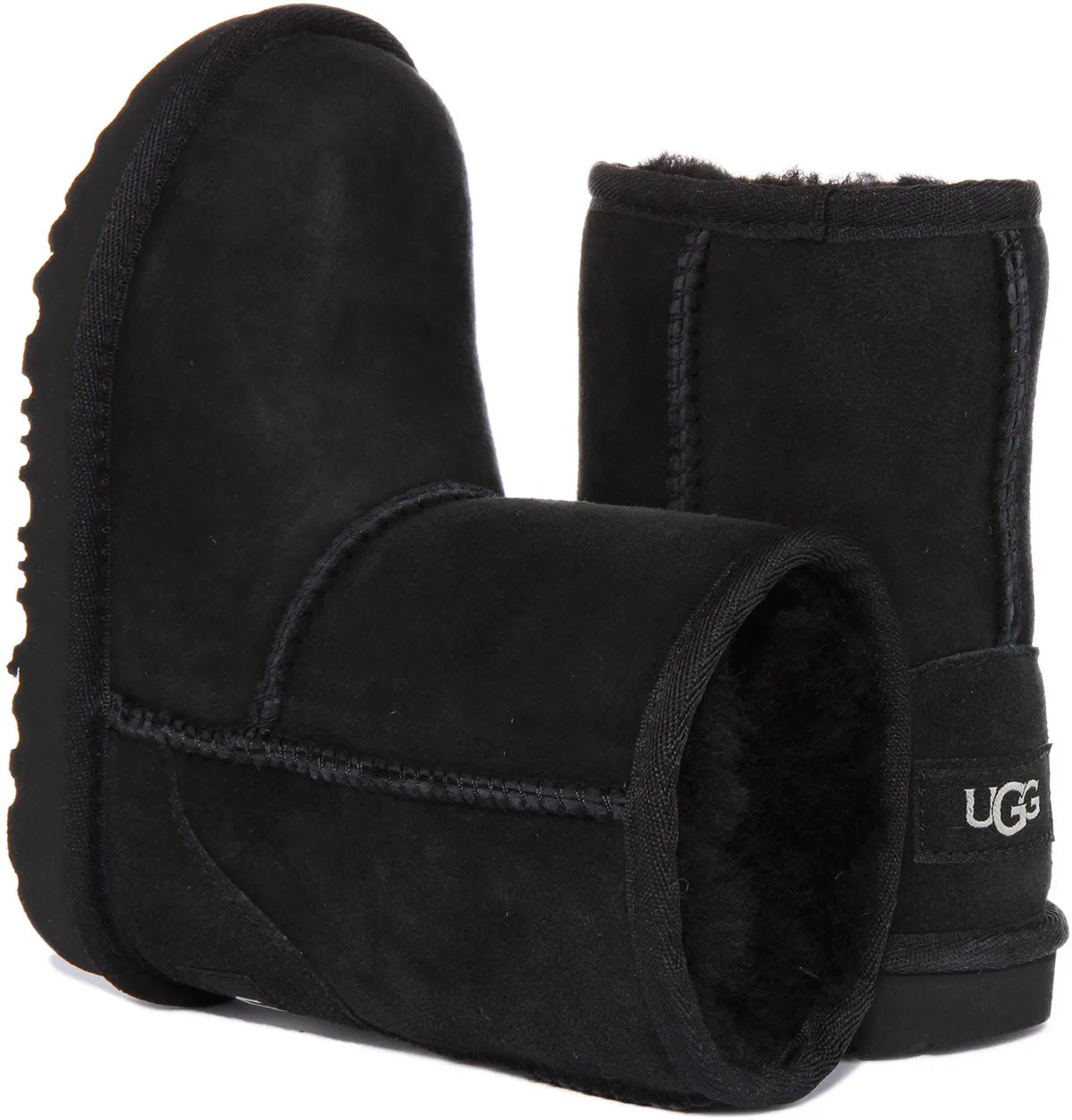 Ugg Australia Toddler Classic II In Black For Kids