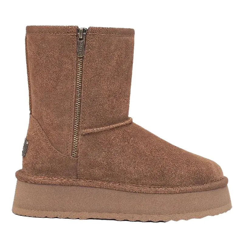 UGG Premium Short Zip Platform Boot