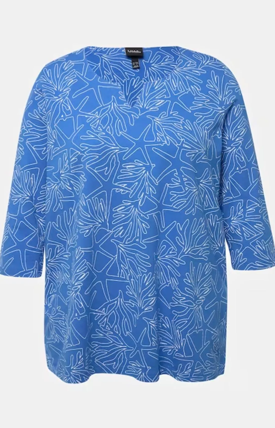 Ulla Popken Starfish Top in Blue