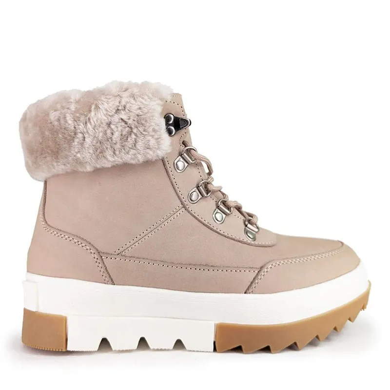 Ultimate Waterproof Sheepskin Platform Boots