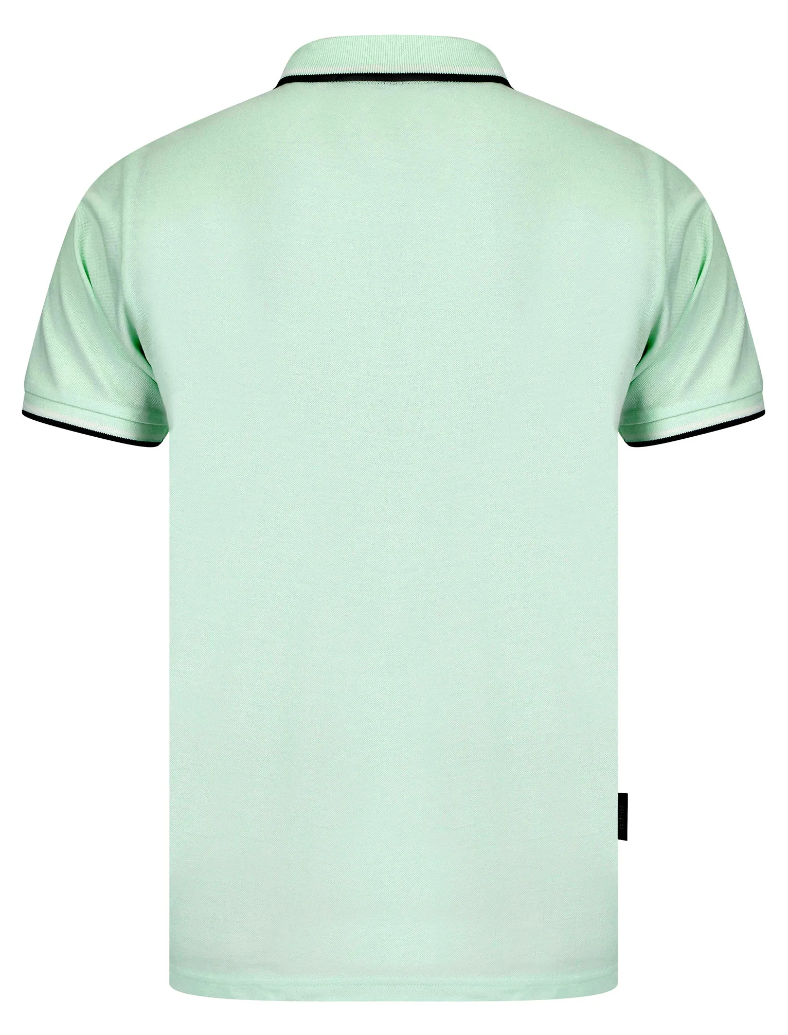 Underwood Cotton Pique Polo Shirt in Bay Green - Kensington Eastside