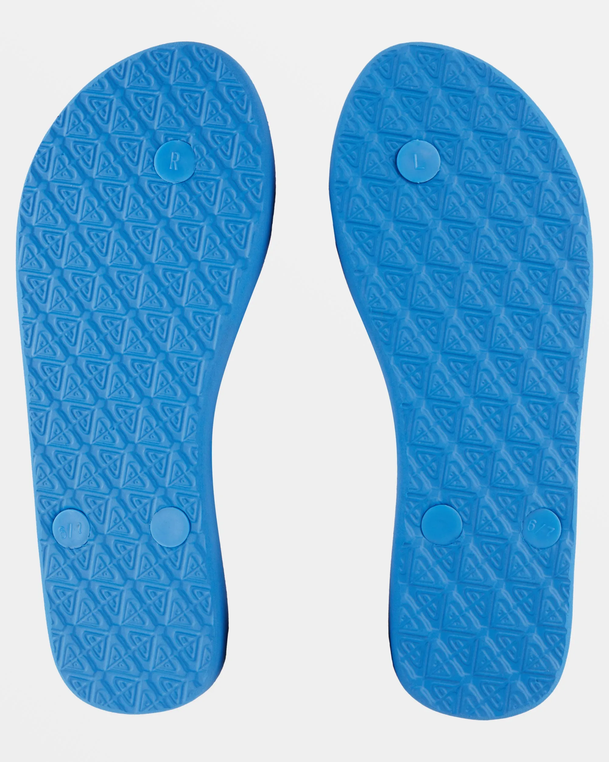 Viva Stamp Flip-Flops - Baja Blue